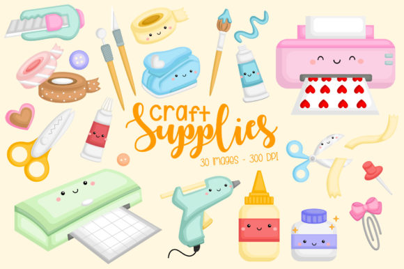 Download Craft Supplies Clipart - Hobby Clip Art - Clip art Collection