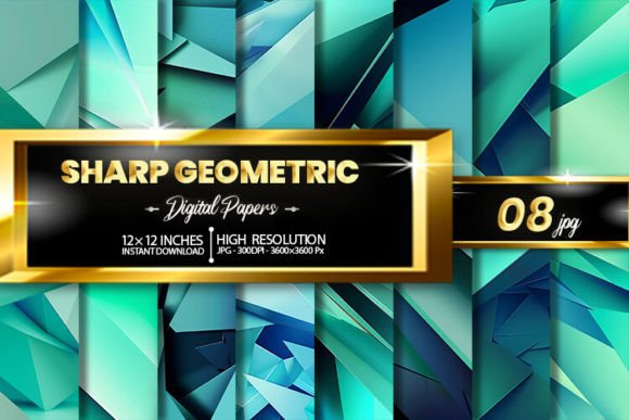 Download Sharp Geometric Digital Papers - Papers Collection