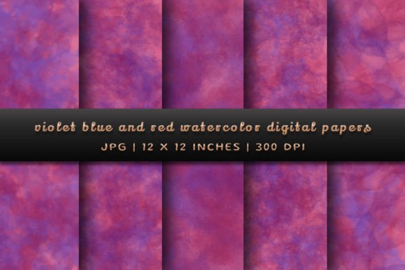 Download Violet Blue and Red Digital Papers - Papers Collection