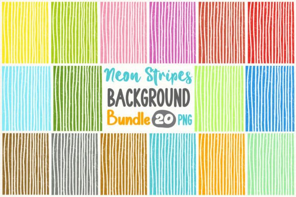 Download Neon Stripes Background Bundle PNG - Stripes background Collection