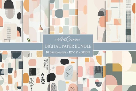 Download Minimalist Scandinavian Digital Papers - Papers Collection