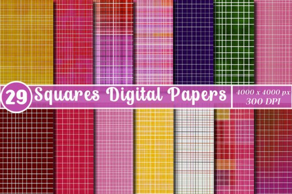Download Squares Digital Papers - Papers Collection