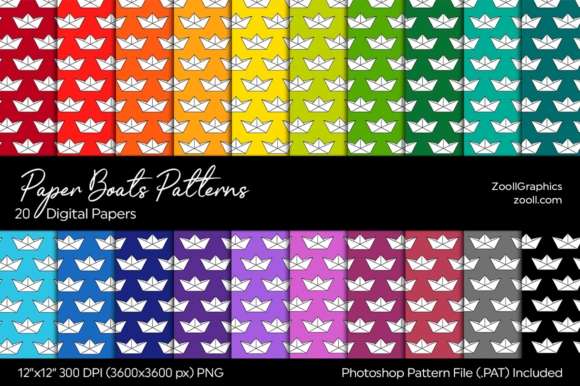 Download Paper Boats Digital Papers - Papers Collection