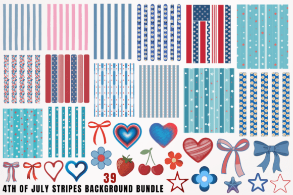 Download 4th of July Stripes Background PNG Desig - Stripes background Collection