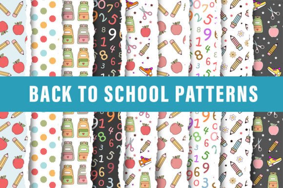 Download Back to School Digital Papers - Papers Collection