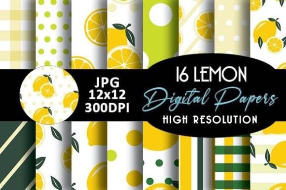 Download Lemon Digital Papers Patterns - Papers Collection