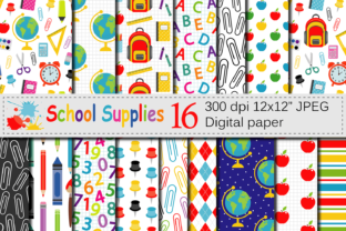 Download Back to School Digital Papers - Papers Collection