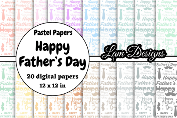 Download Happy Father’s Day Digital Papers - Papers Collection