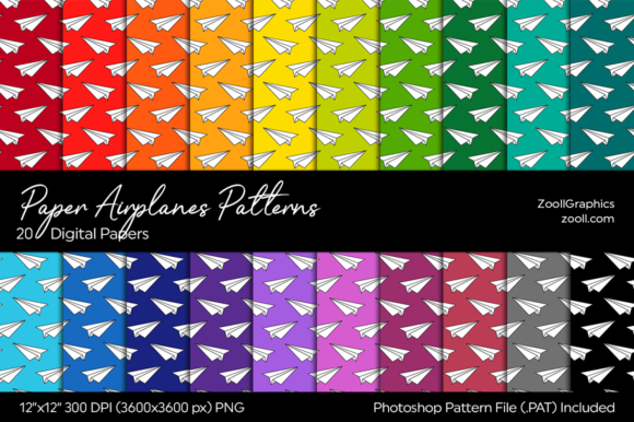 Download Paper Airplanes Digital Papers - Papers Collection