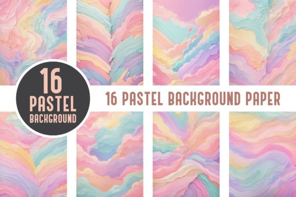 Download Pastel Papers Background Bundle - Papers Collection
