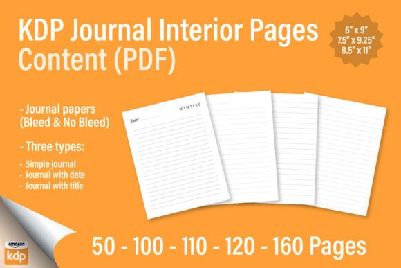 Download KDP Journal Interior Pages PDF Papers - Papers Collection