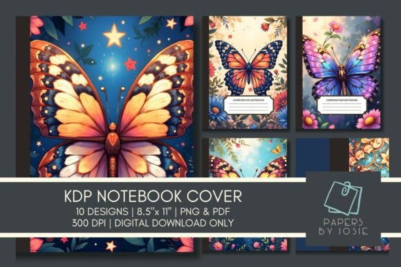 Download Butterly KDP Notebook Cover - Kdp notebook Collection